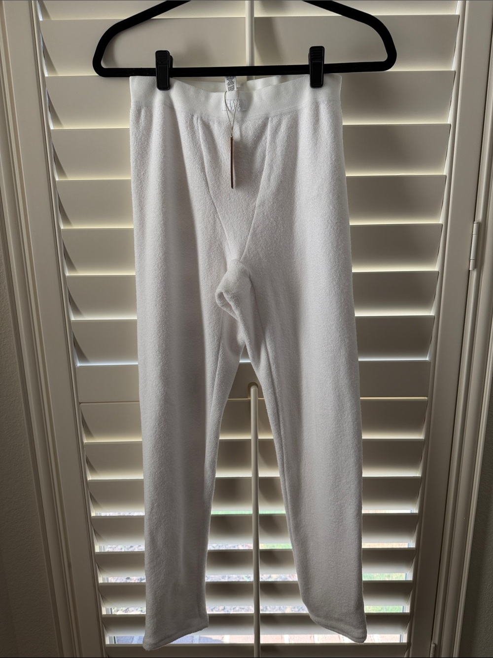 SKIMS Men's White Thermal Jogger Tights